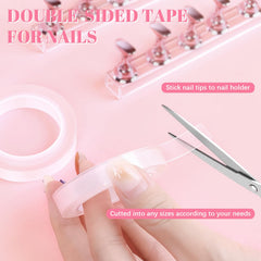 JUSTOTRY 2m double-sided tape for quick, reliable adhesion during practice.