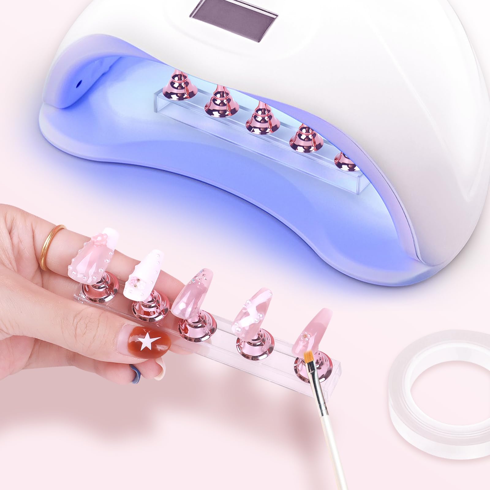 JUSTOTRY beginner-friendly nail art setup enables effortless practice and skill refinement.