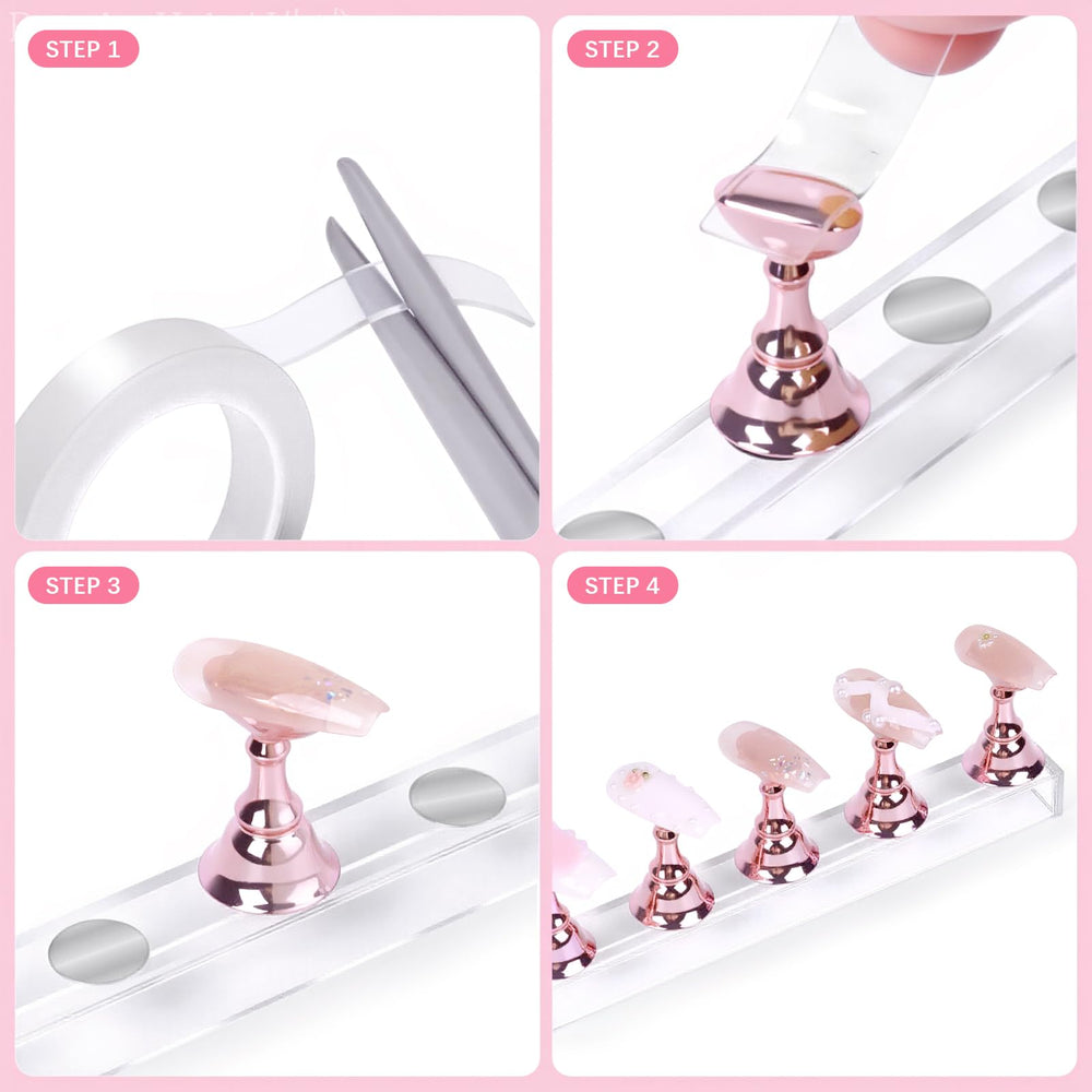 JUSTOTRY home and salon use nail art kit for versatile practice and service prep.