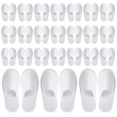 Juvale disposable slippers front-packaging view for guest-ready hotel presentation.