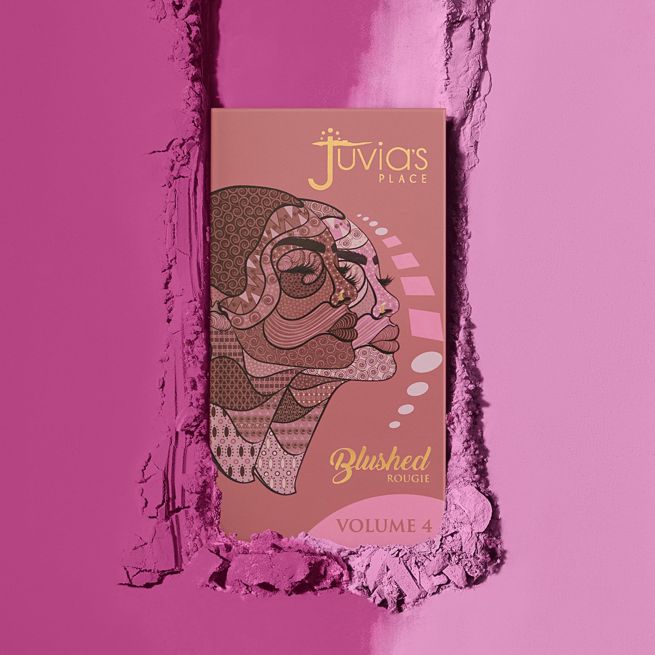 Juvia's Place Blushed Duo Volume4 long-lasting wear for all-day color.