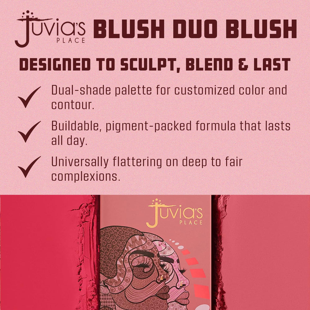 Juvia's Place Blushed Duo Volume5 universally flattering shades suit all skin tones