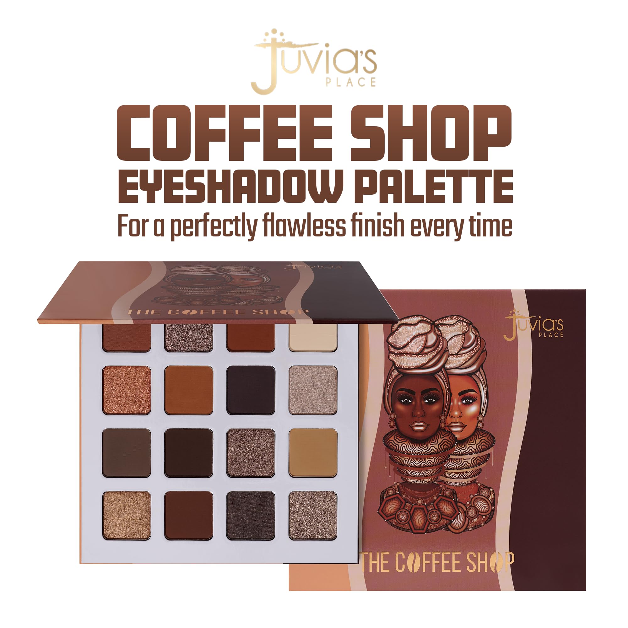 Juvia's Place Coffee Shop Sombras tono tan: ideal para transiciones suaves.