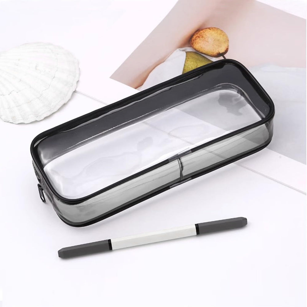 Travel toiletries inside Juxiamal pouch demonstrating compact size