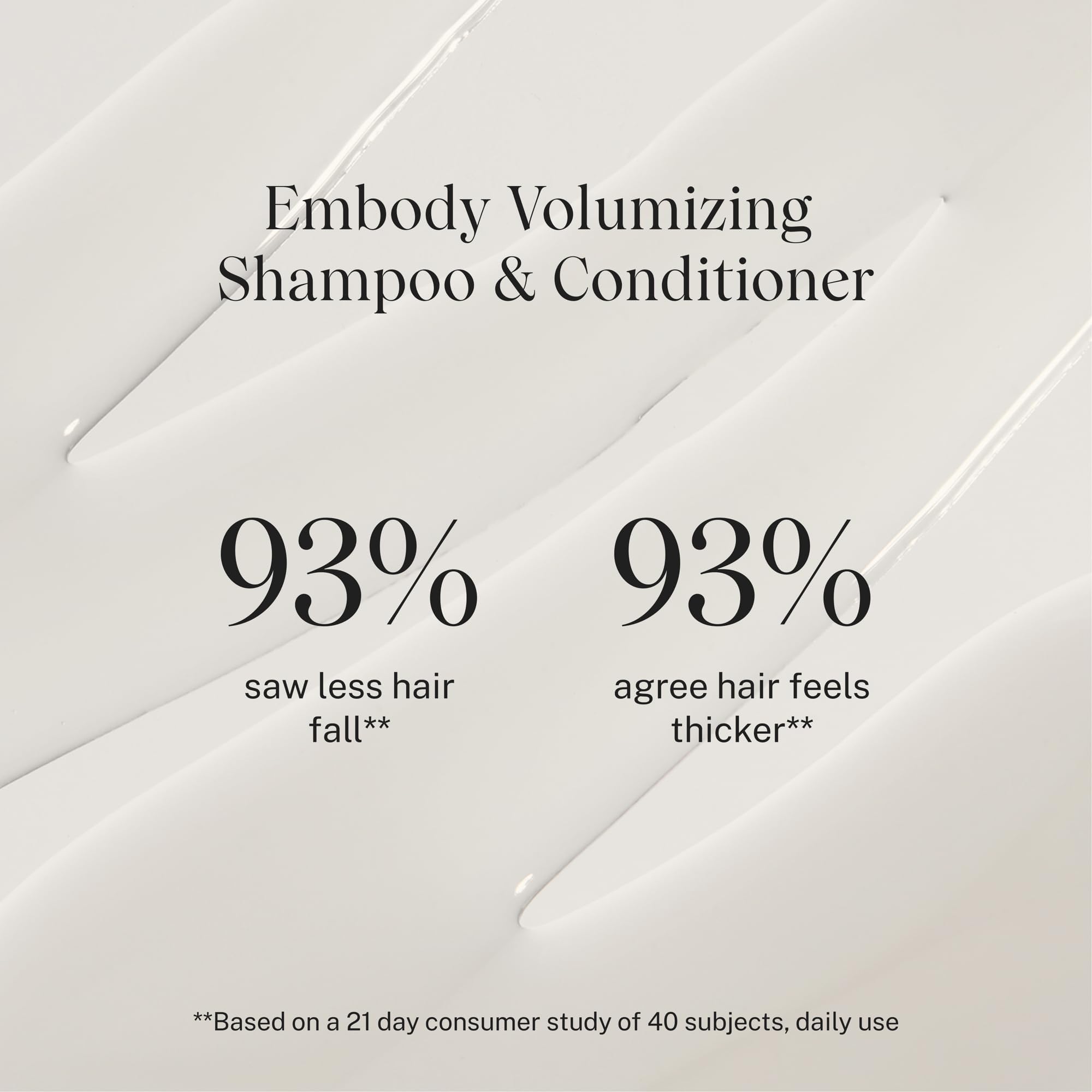 JVN Embody hair close up shows shine and healthy luster