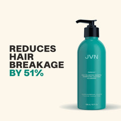 Lather from JVN Embody Volumizing Shampoo evenly coats hair lengths