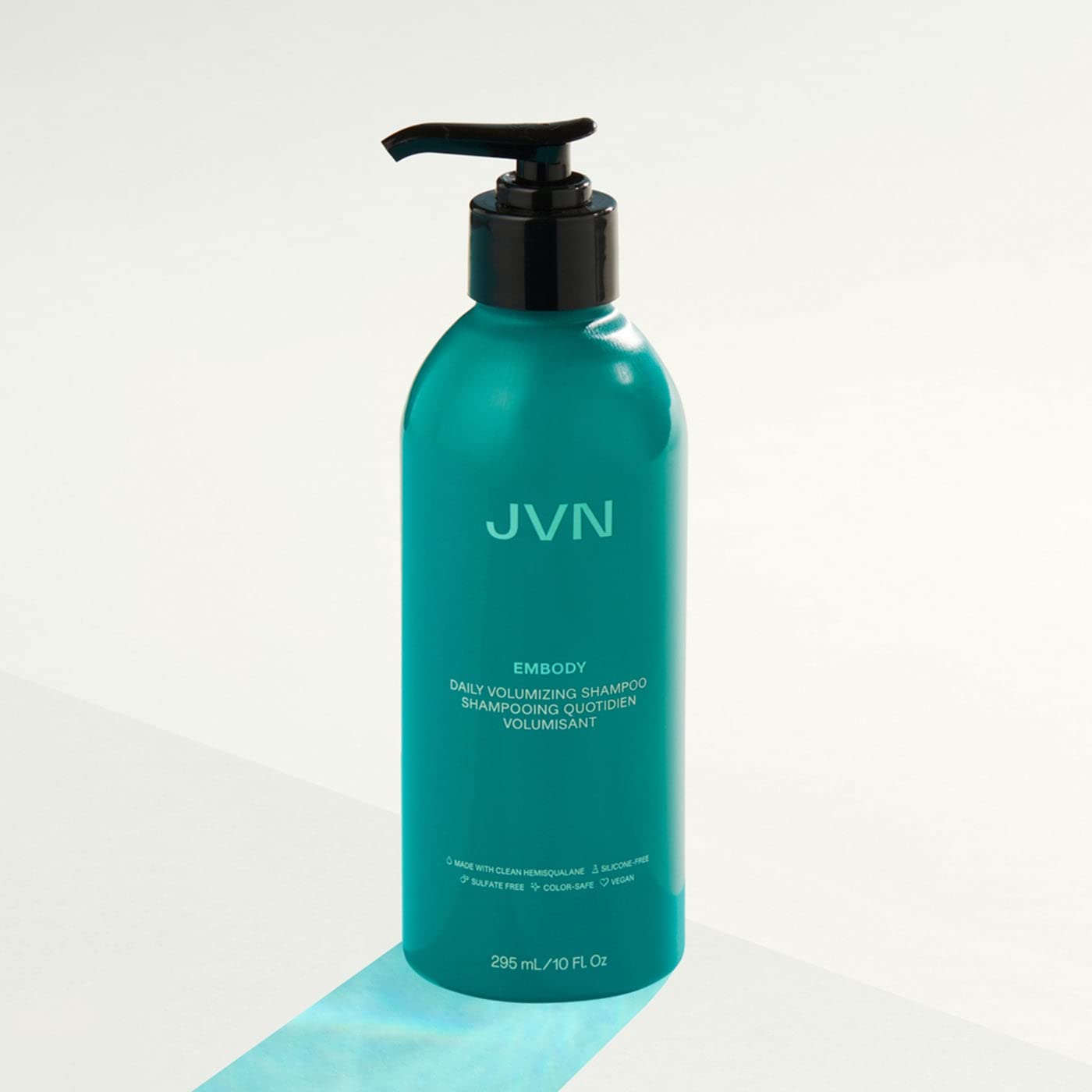 Shiny, voluminous hair after using JVN Embody Volumizing Shampoo
