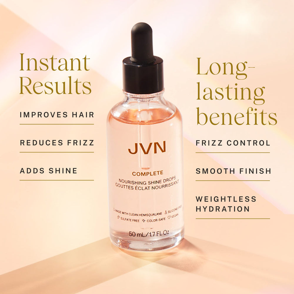 Gotas JVN: hemisqualane para brillo duradero y aspecto saludable
