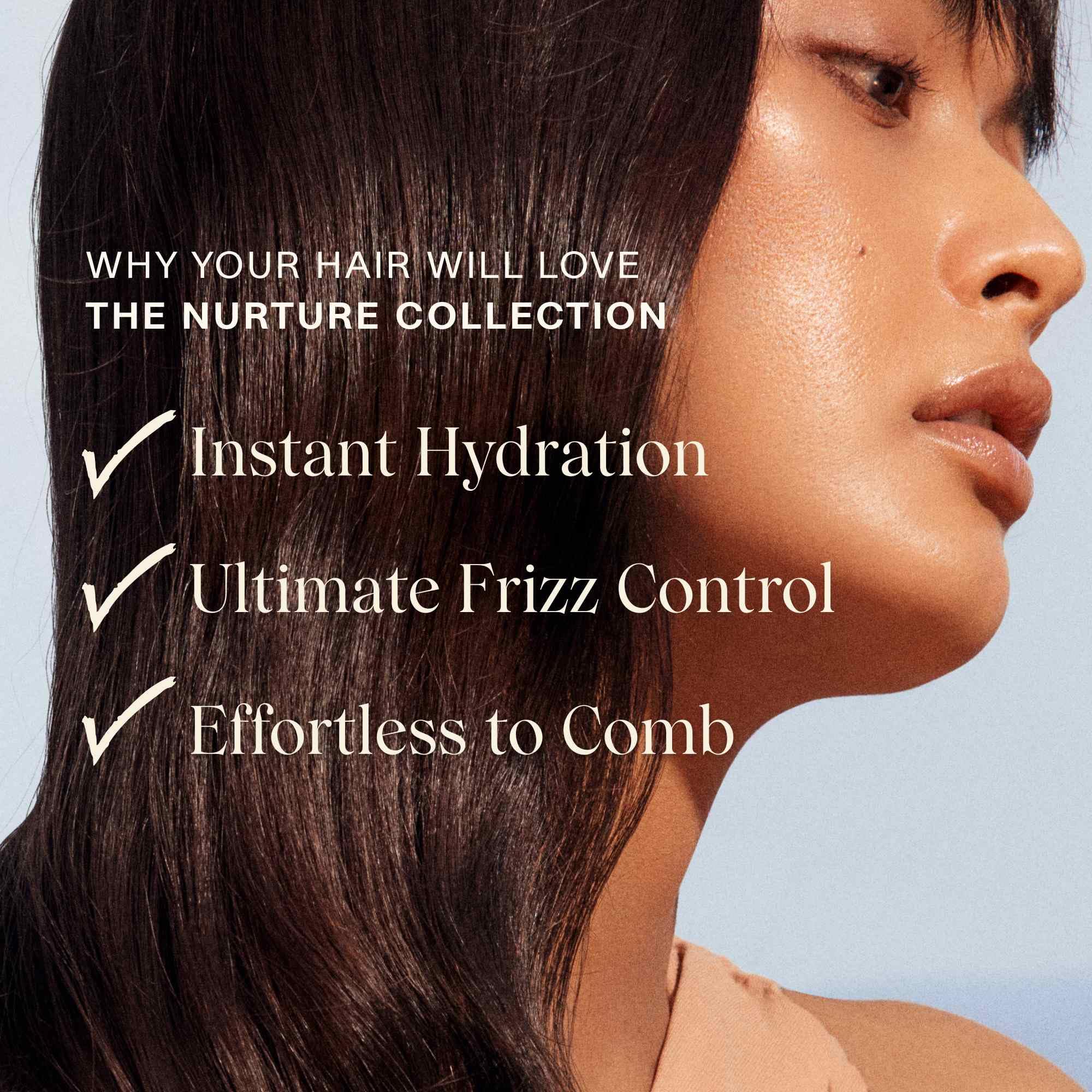JVN Nurture Hydrating Shampoo used on color-treated hair for color-safe care