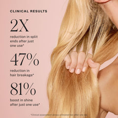 JVN Revive Bond Gloss on wet hair for quick shine