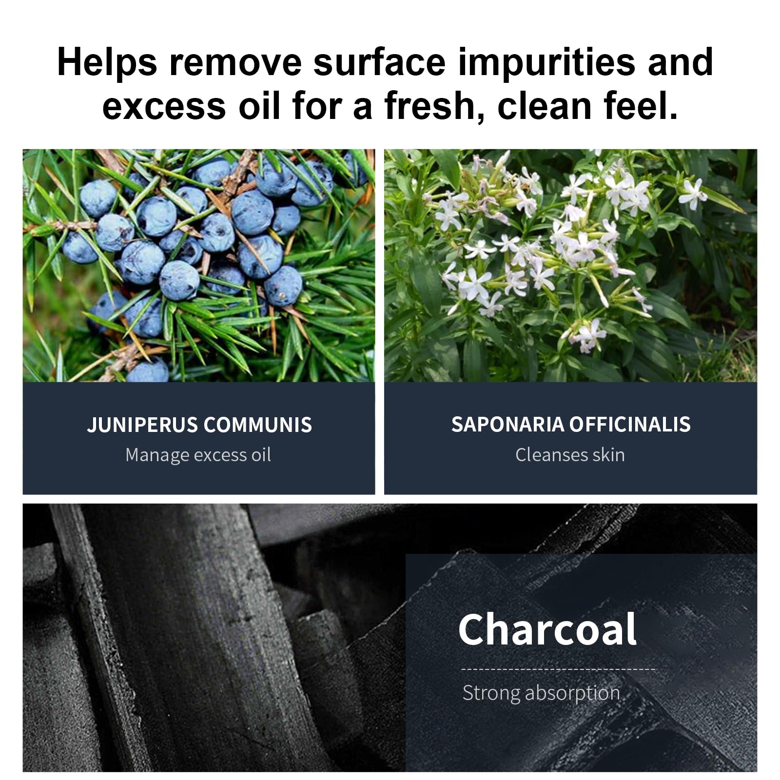JVR Charcoal Peel-Off Mask drying on skin signals impurity lifting and oil control.