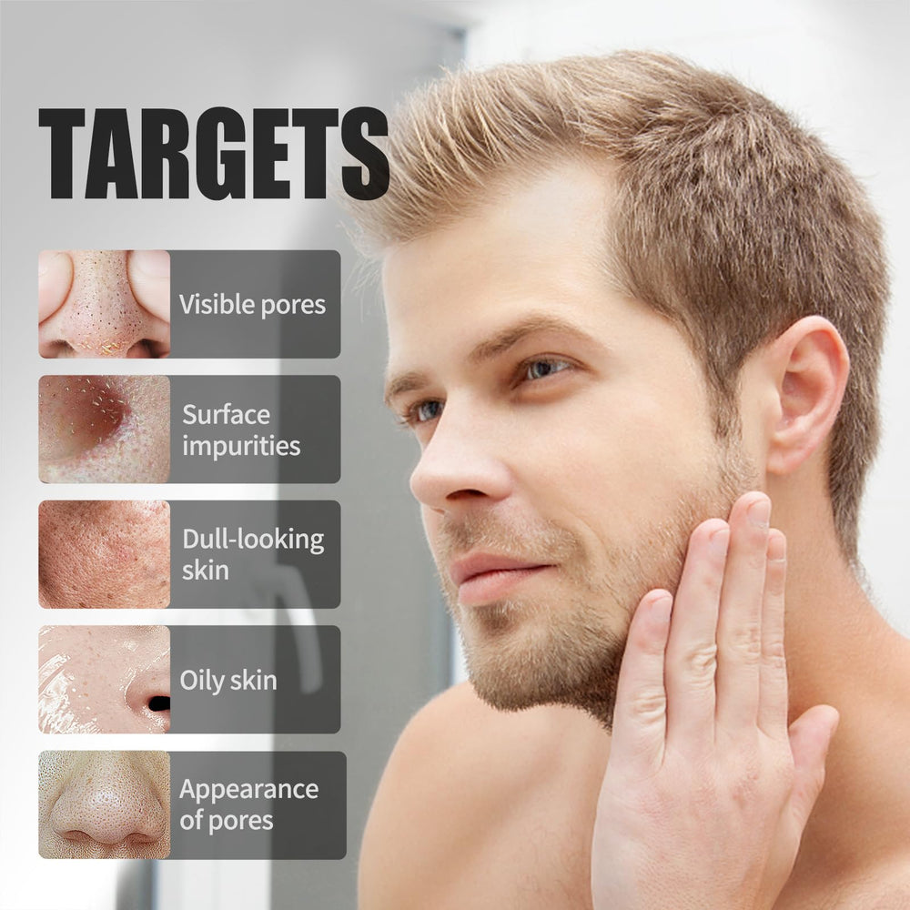 JVR Charcoal Peel-Off Mask spread on face demonstrates even application for cleansing.