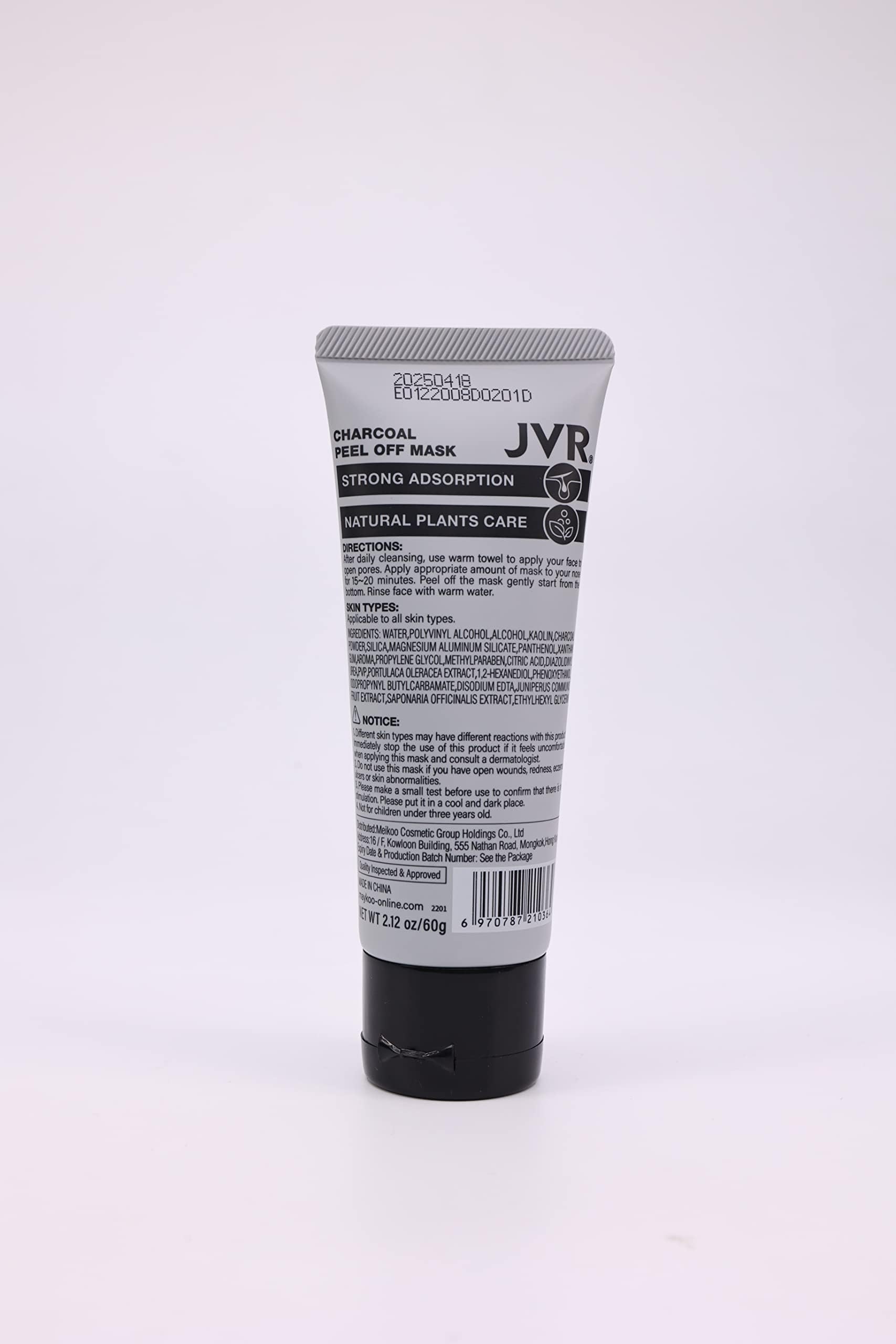 JVR Mascarilla carbón negro: apta para hombres y mujeres