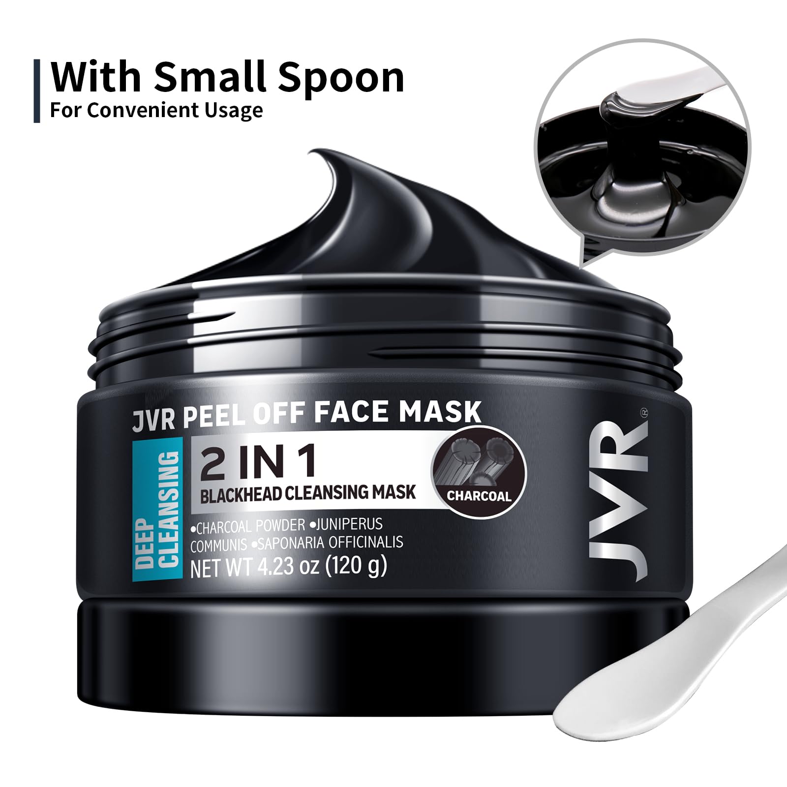 JVR mascarilla negra mejora la apariencia de los poros.
