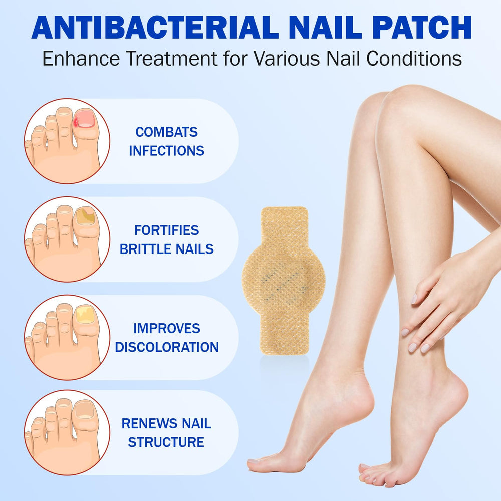 Parche de uñas JWBVCTCR, reparación de daños y fortalecimiento.