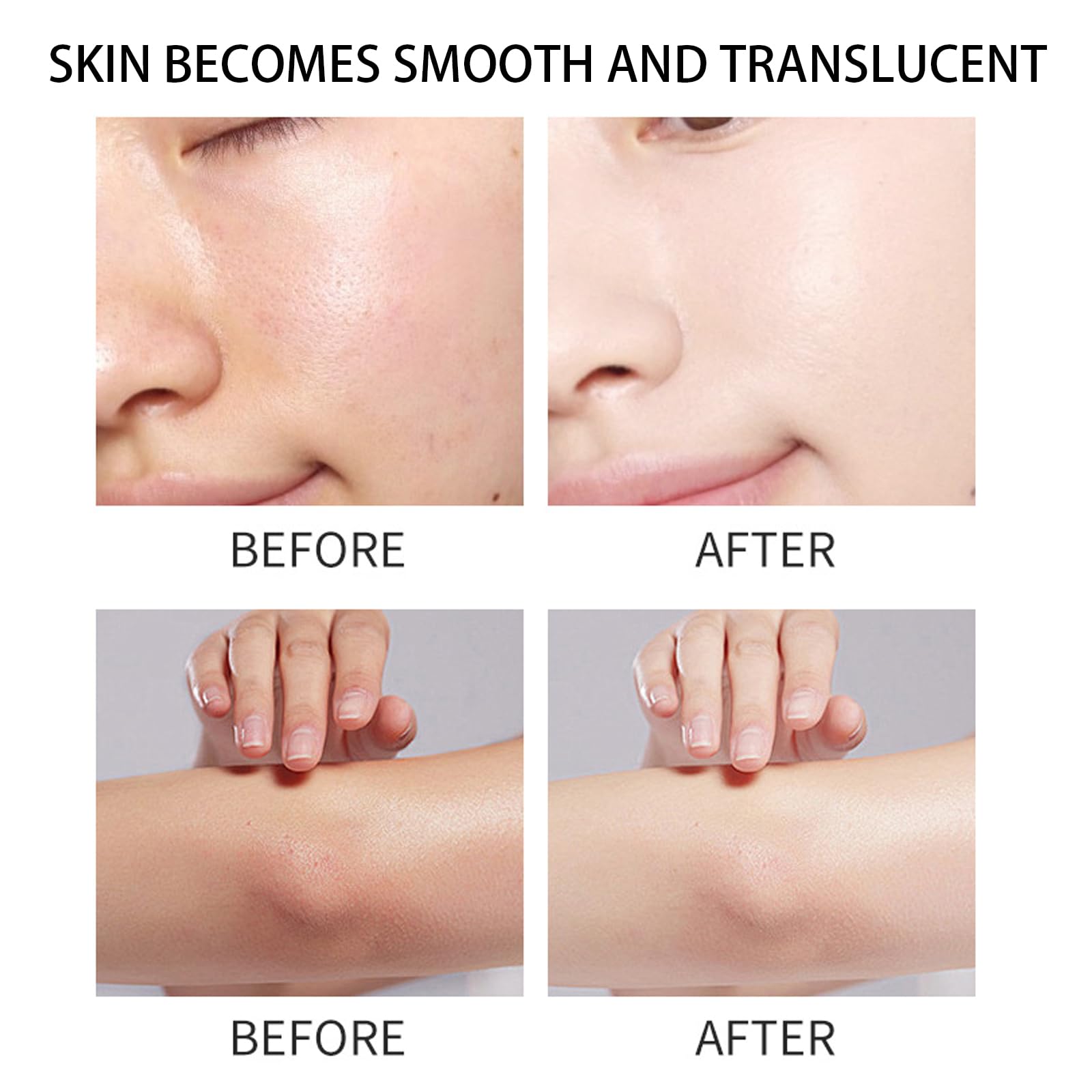 JXSVR Turmeric Spray application on dry skin with gentle massage.