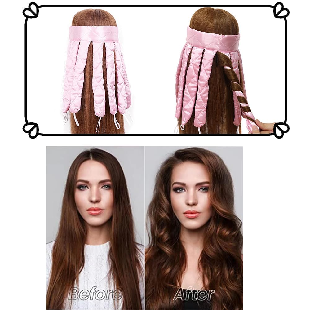 JYHi pink heatless hair curler gift-pack idea for friends and family.