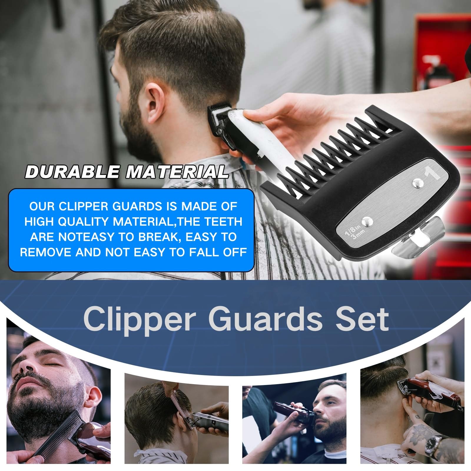 JYMBER easy-install guard set slides on smoothly for fast setups.