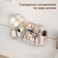 Jywantful clear vanity organizer for quick item visibility and access.