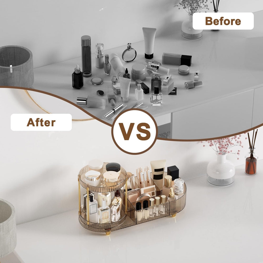 Jywantful cosmetic brush holder keeps brushes tidy and ready