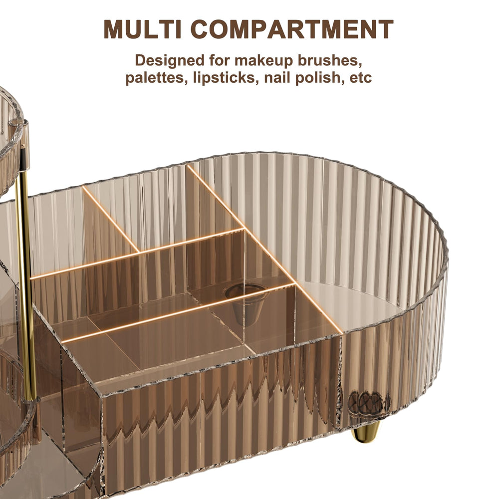 Jywantful perfume and skincare compartments help you find bottles quickly