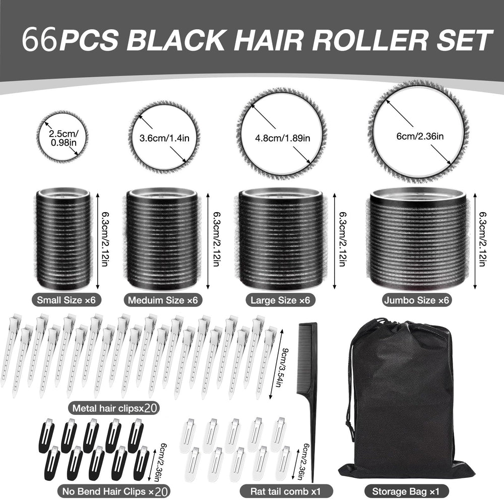 JZko 60mm jumbo rollers deliver strong volume for dramatic curls