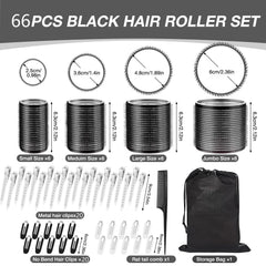 JZko 60mm jumbo rollers deliver strong volume for dramatic curls