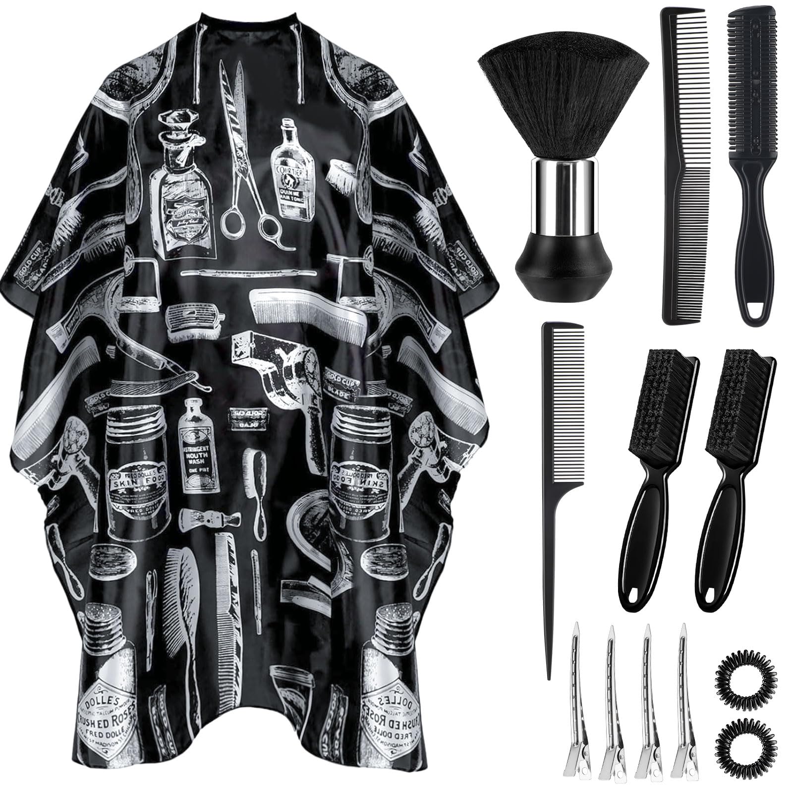 JZko barber cape 63x55 inches covers full body for salon or home use