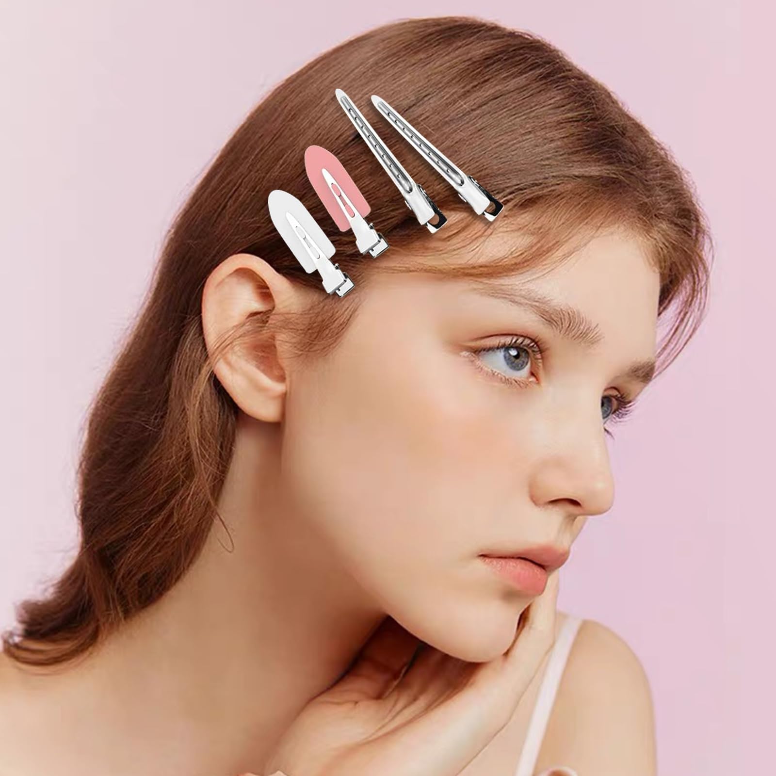JZko creaseless flat-tip clip smooth tension for clean sections