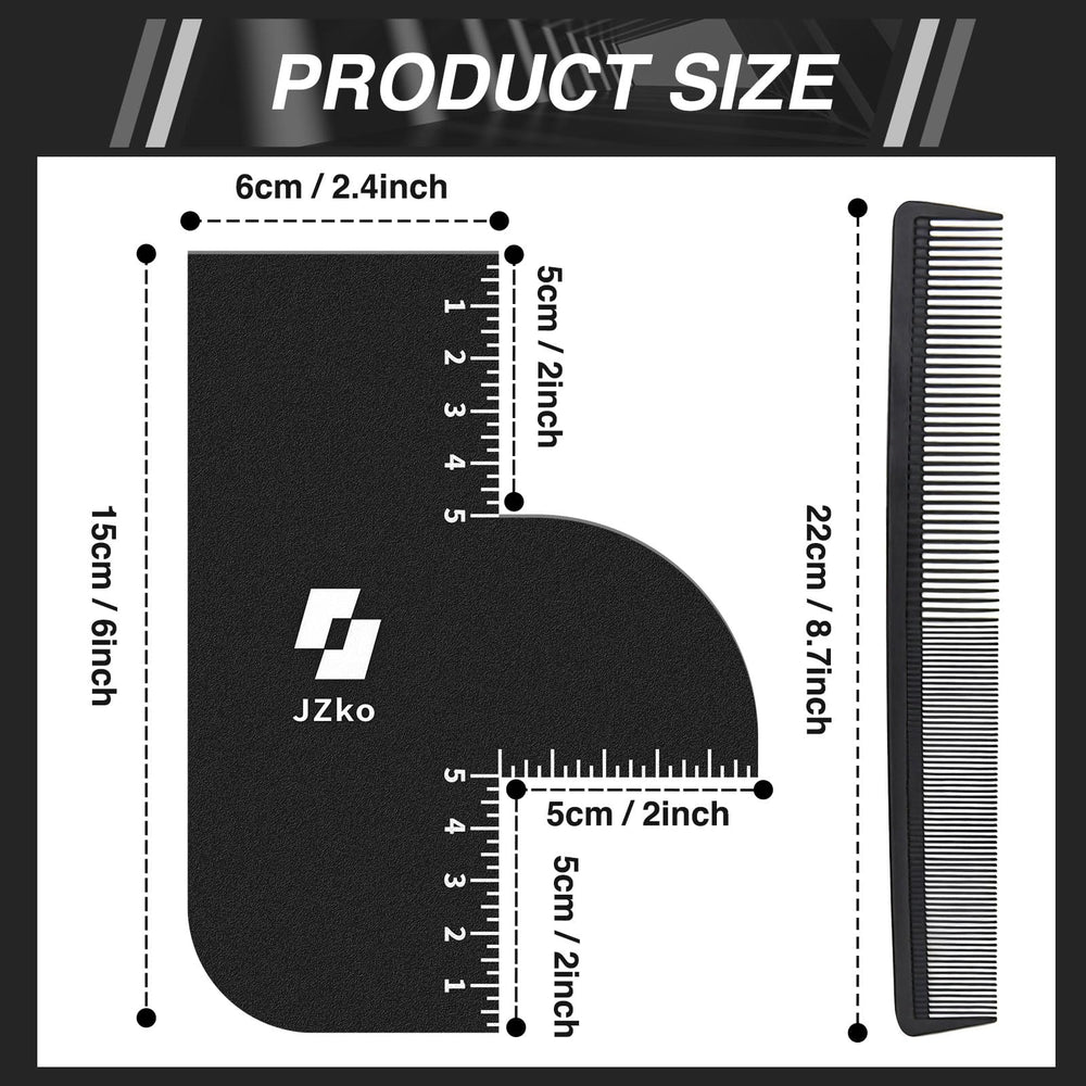JZko edge line up tool with precision focus for symmetric hairlines.