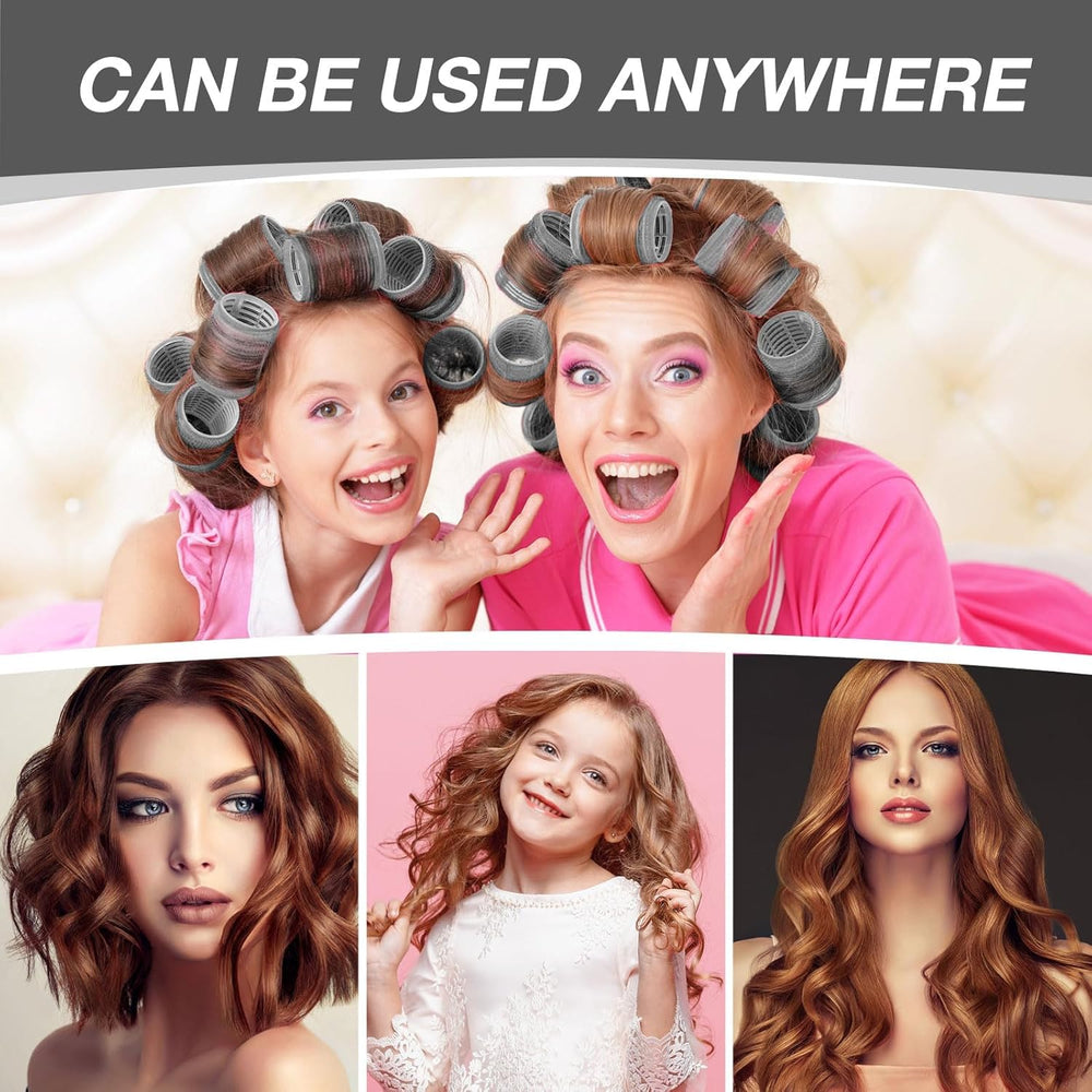 JZko no-heat hair curler rollers offer gentle styling without heat
