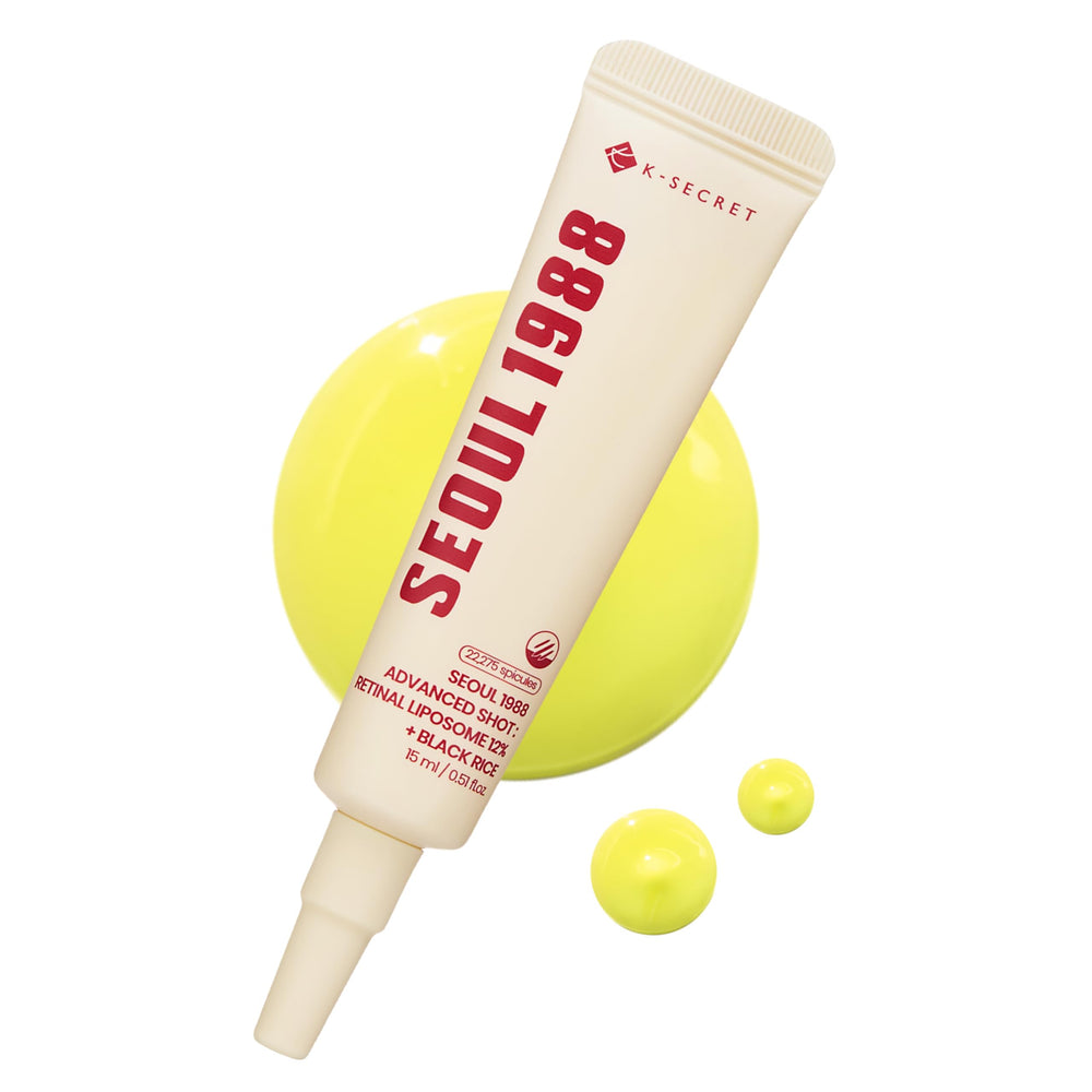 K-SECRET SEOUL 1988 Retinal Advanced Shot, botella de serum lista para uso, práctica y elegante.
