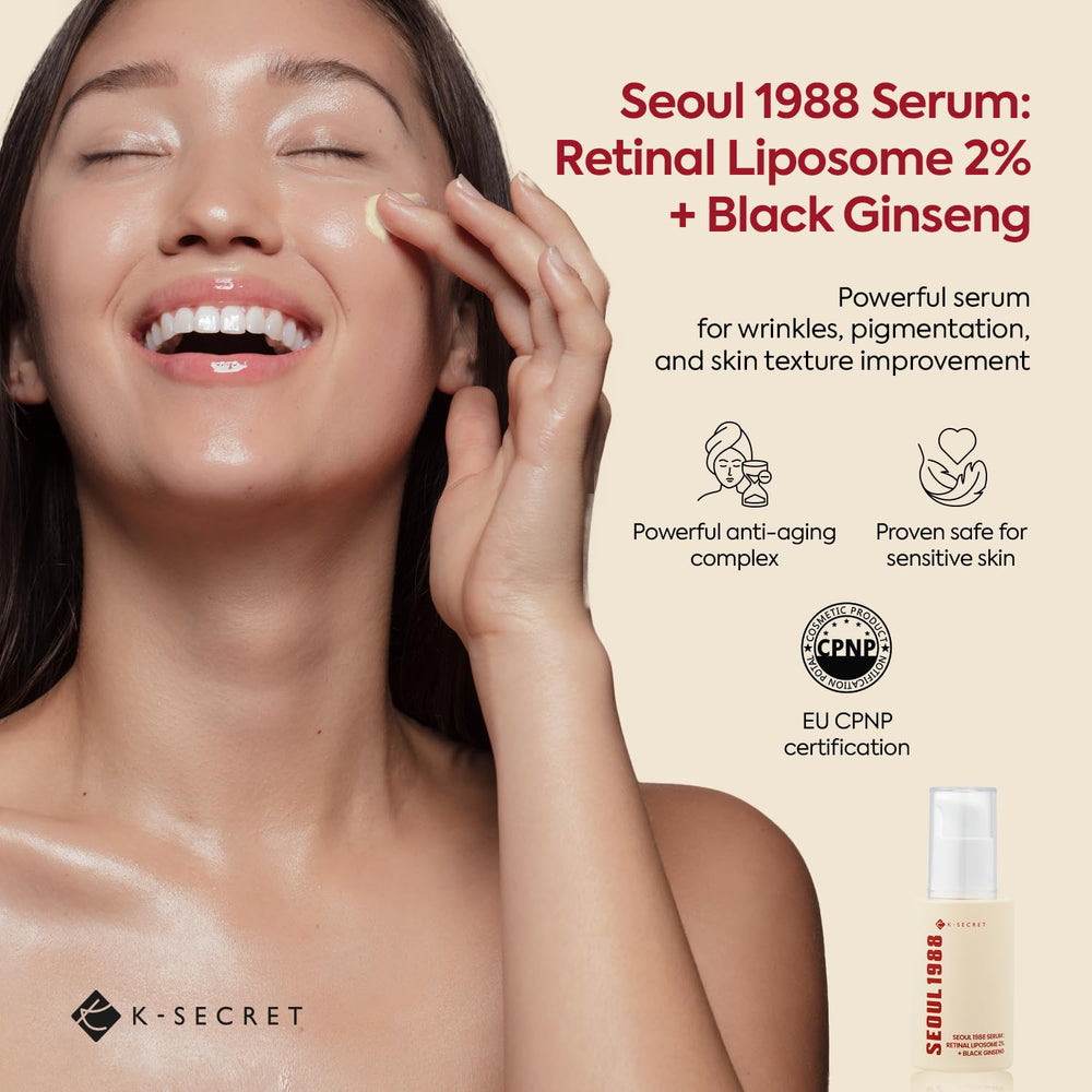 K-SECRET SEOUL 1988 Serum: textura suave para aplicar en la piel.