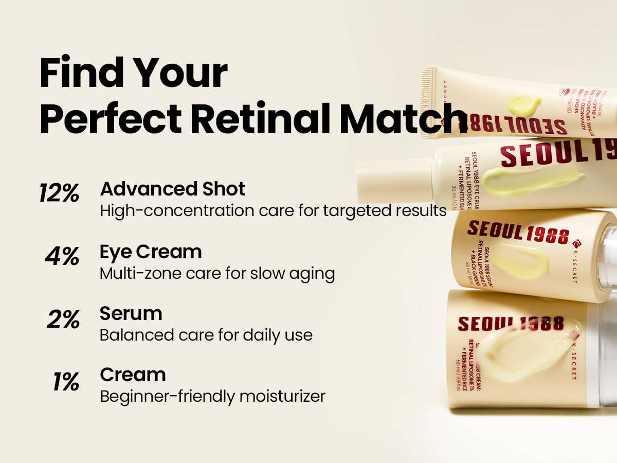 K-SECRET SEOUL 1988 Sérum Retinal Liposoma: envase elegante para tu rutina.