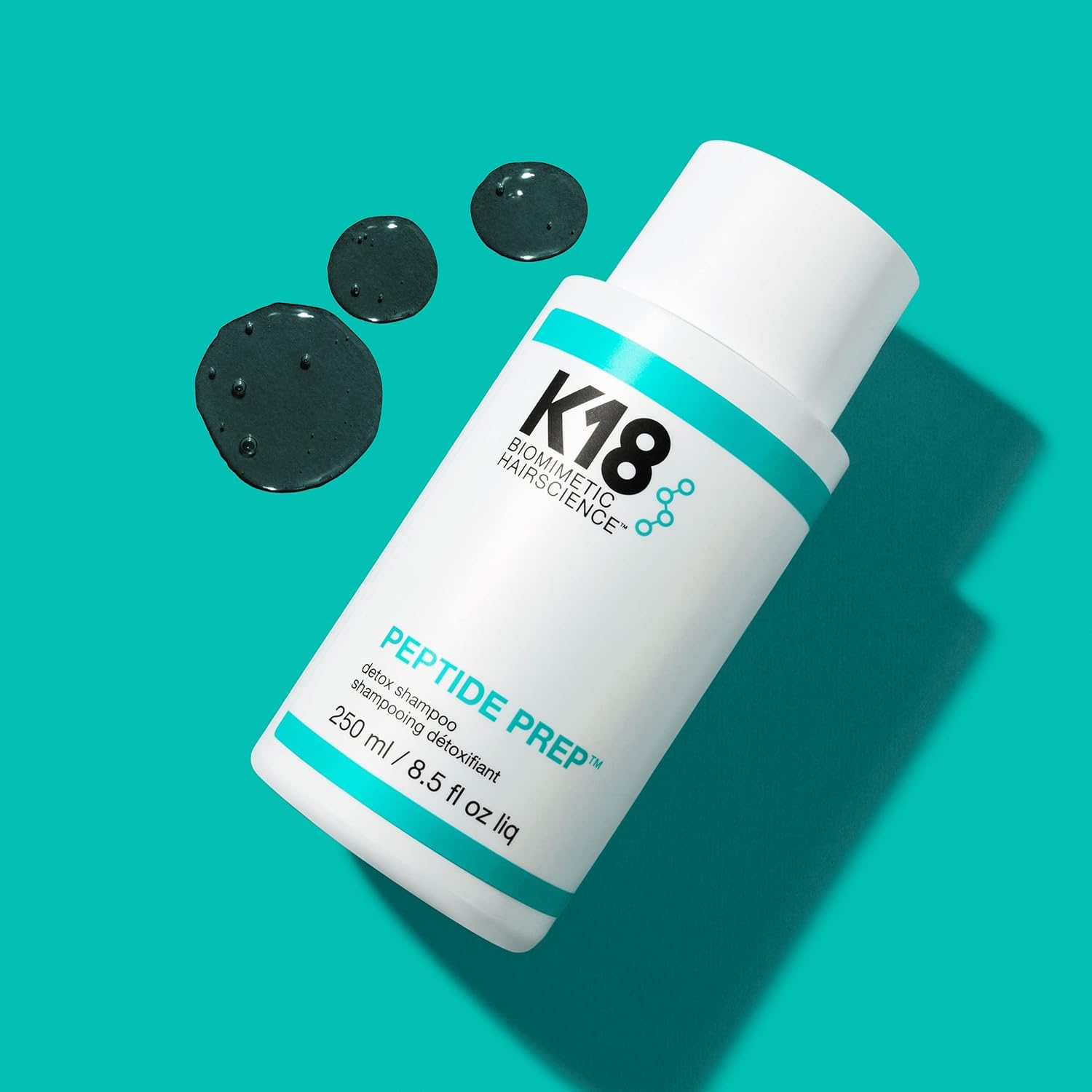 K18 Peptide Prep Detox Shampoo bathroom routine for weekly refresh