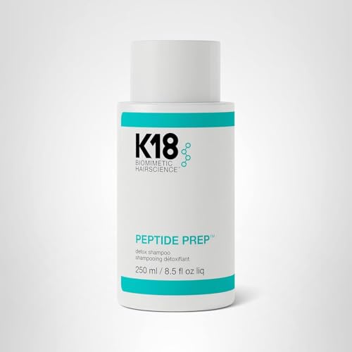 K18 Peptide Prep Detox Shampoo preparing hair for repair treatments