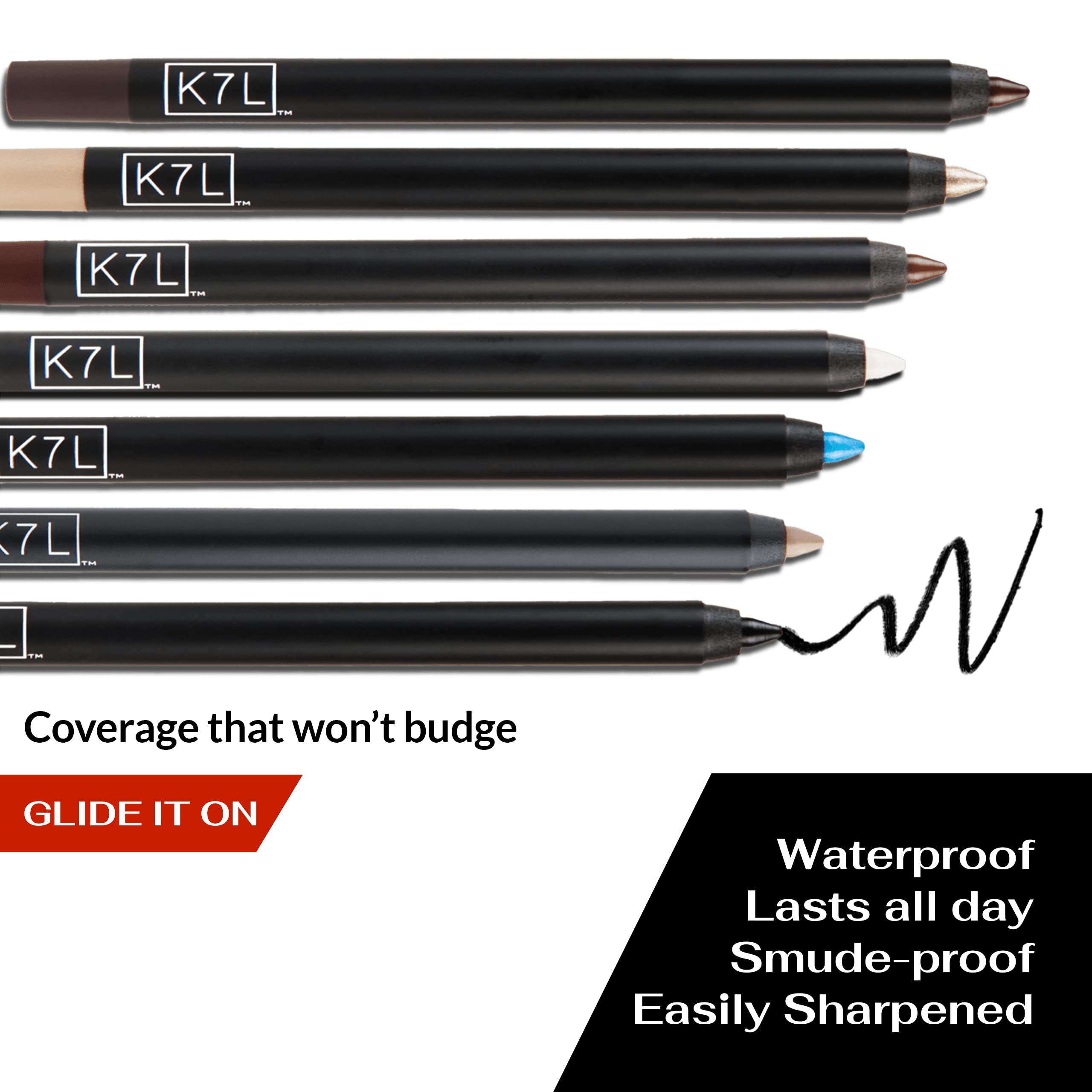 Lápiz de larga duración K7L para un look duradero