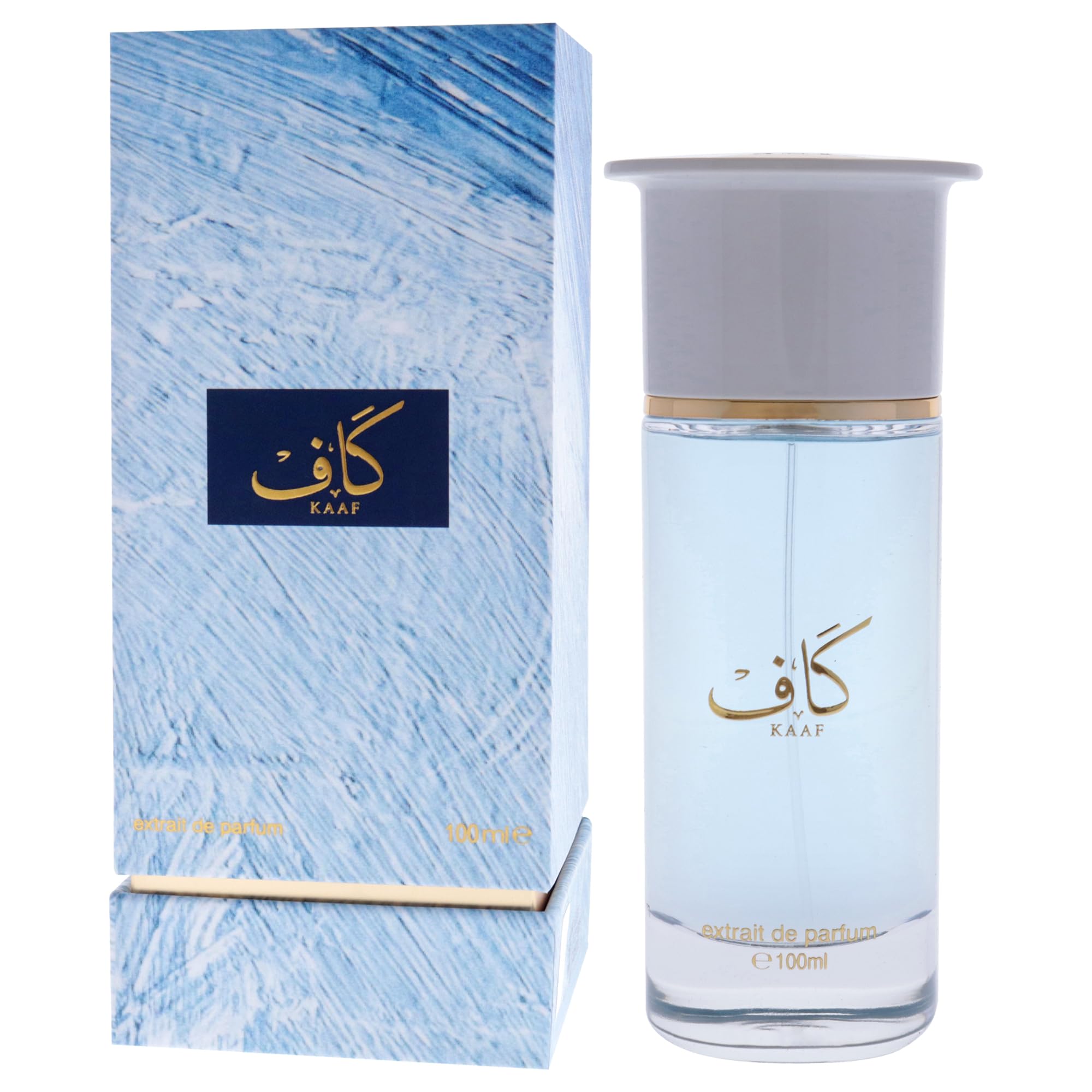 Kaaf bottle on wood surface, sophisticated evening vibe.