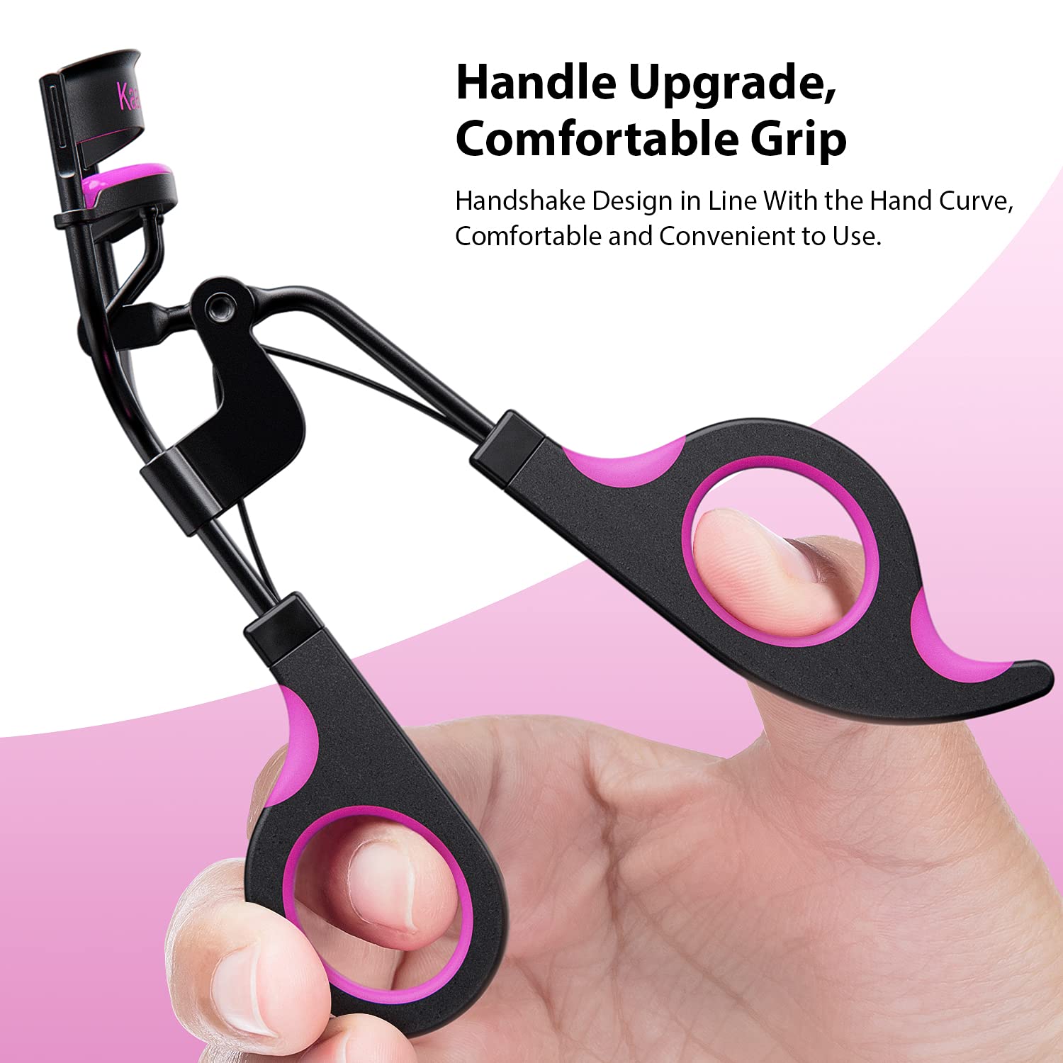 Kaasage use-step squeeze-hold guide hinting at easy, everyday use.