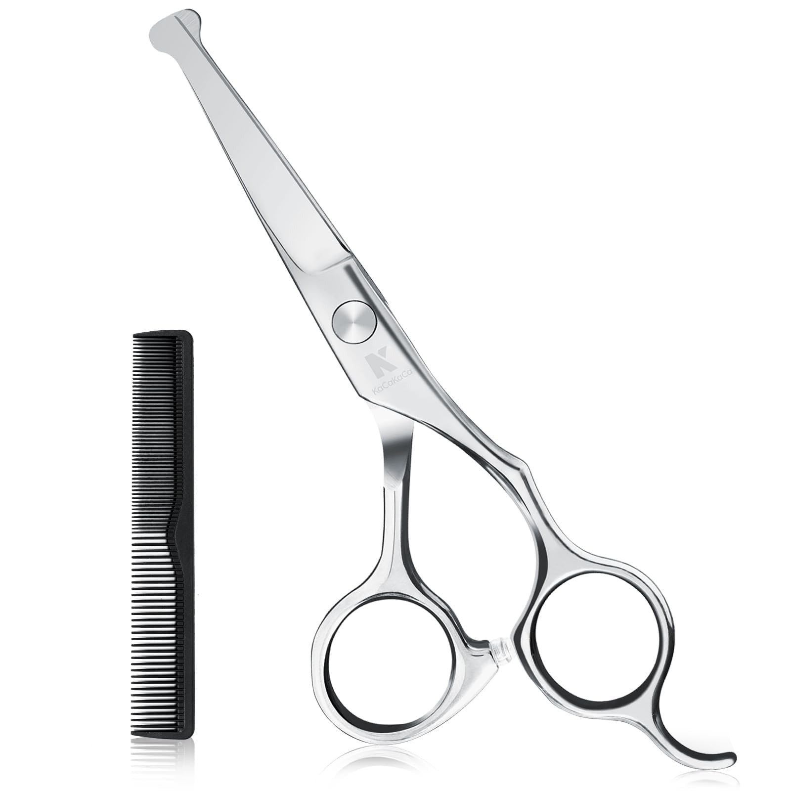 Kacacaca kids scissors with blunt tip for safe at-home haircuts.