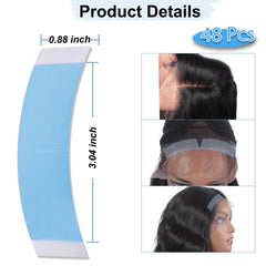 Kachanaa lace glue applied under wig for secure front lace hold