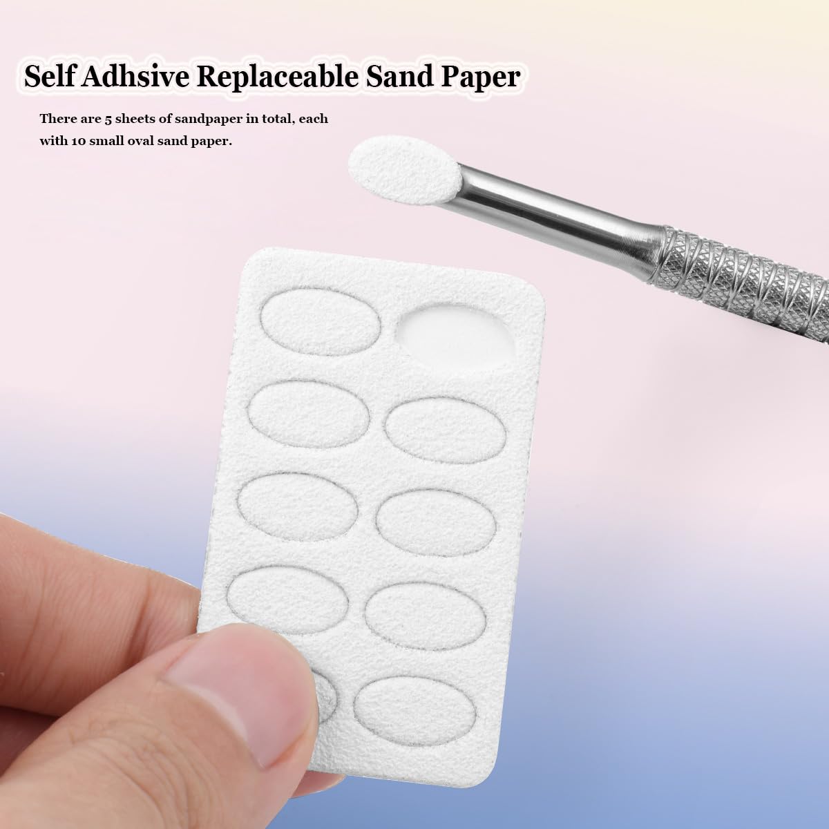 KACHIMOO Beveled Pusher eases stubborn dead skin for smoother nails.