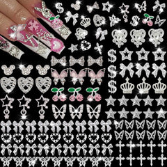 KACHIMOO butterfly charm for eye-catching nail art.