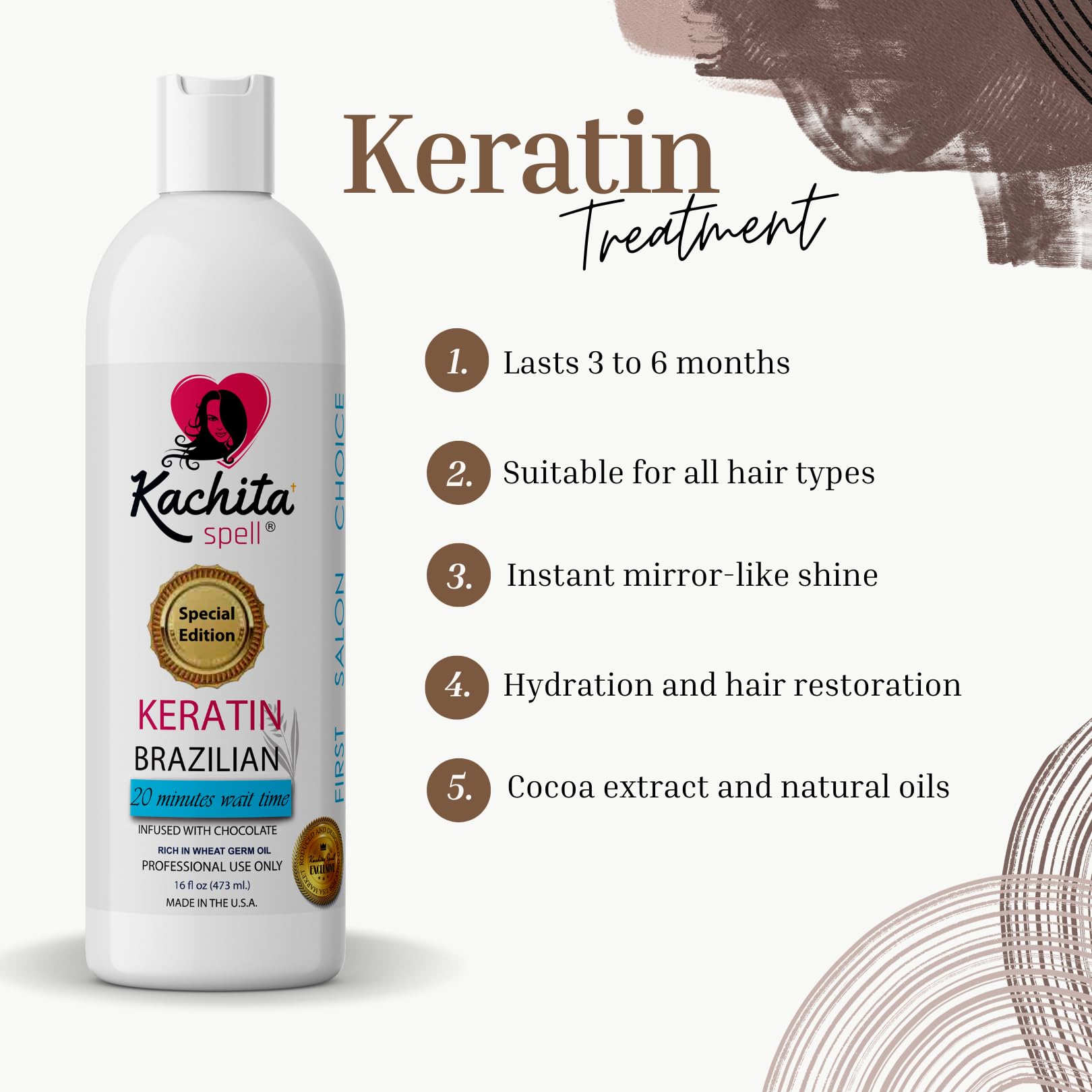 Kachita Spell argan oil deep nourishment for glossy shine