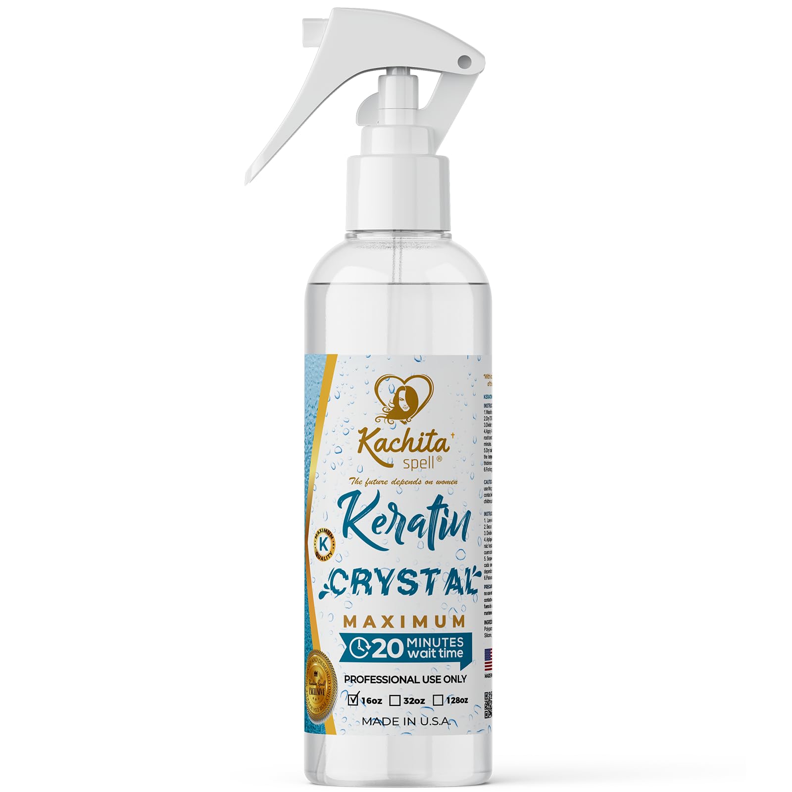 Kachita Spell Keratin Crystal long-lasting blowout on styled hair