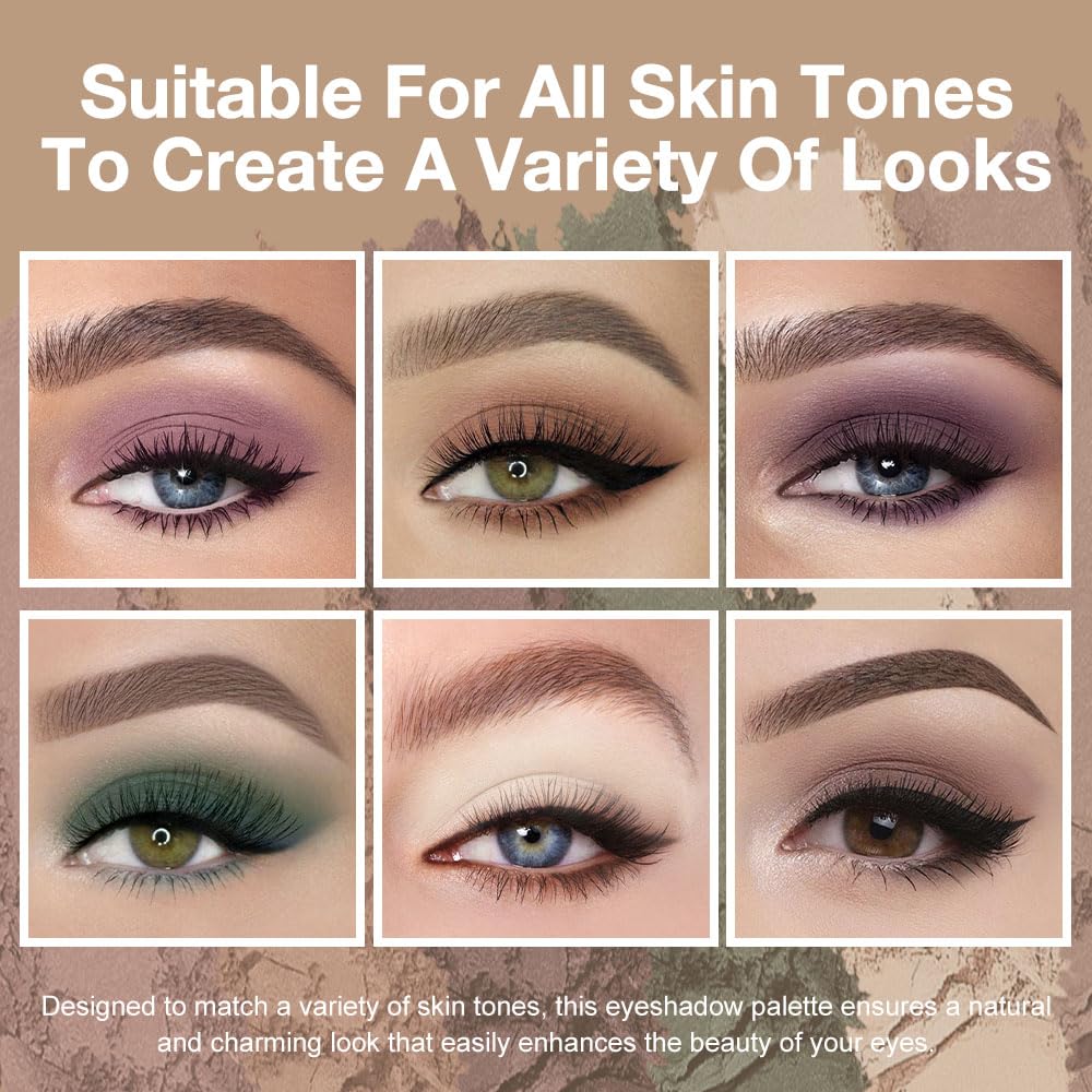 Kaely mini neutral palette application demonstrates smooth blend without pulling.