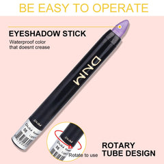 Sombra-stick Kaely morado claro para definir ojos con brillo.