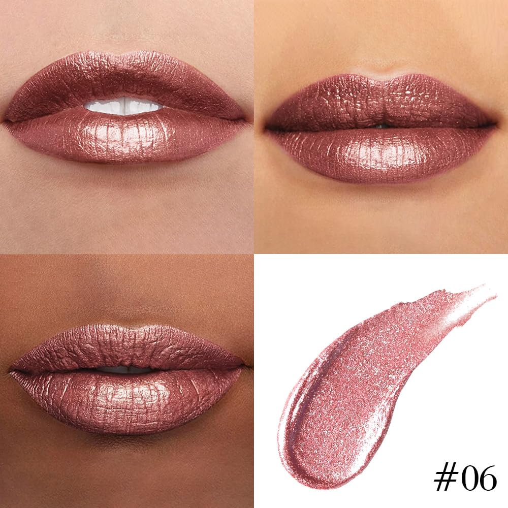 Aplicacion de Kaely con dos puntas para delinear y colorear con precisión en bronce oscuro.