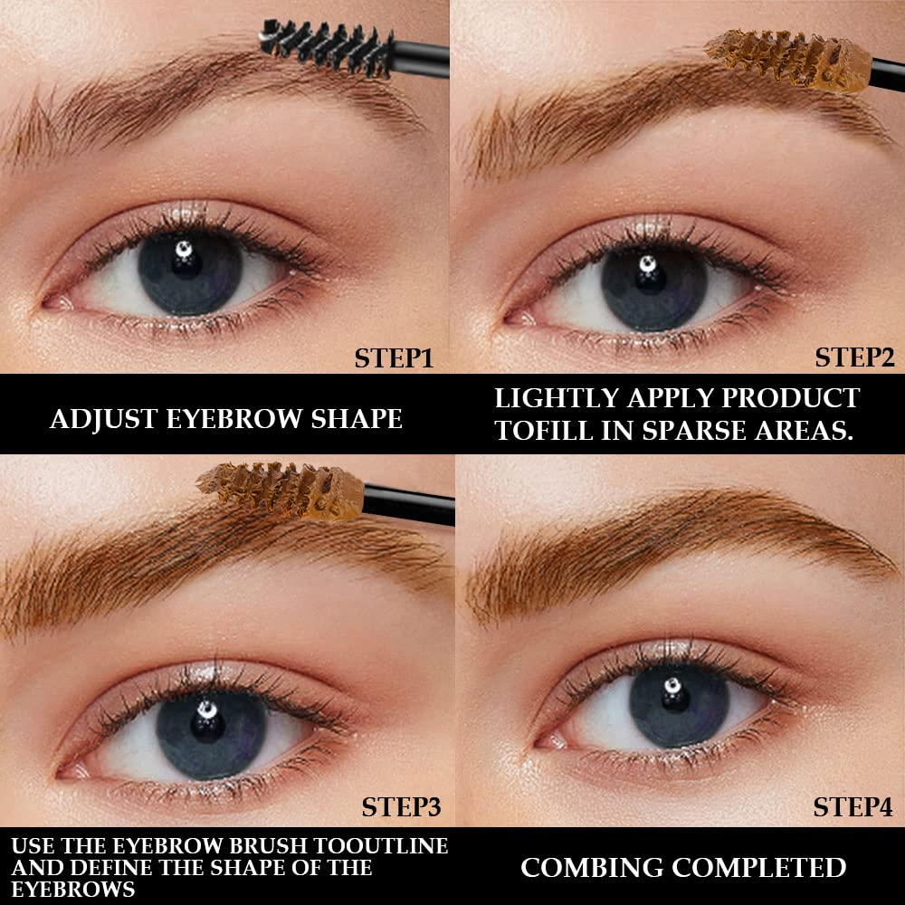 Kaely fibras vegetales relleno gradual para cejas.