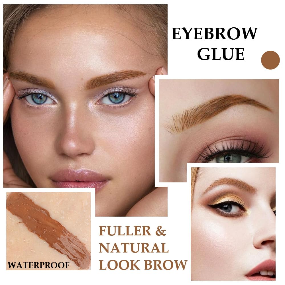 Kaely gel resistente al agua para cejas definidas.